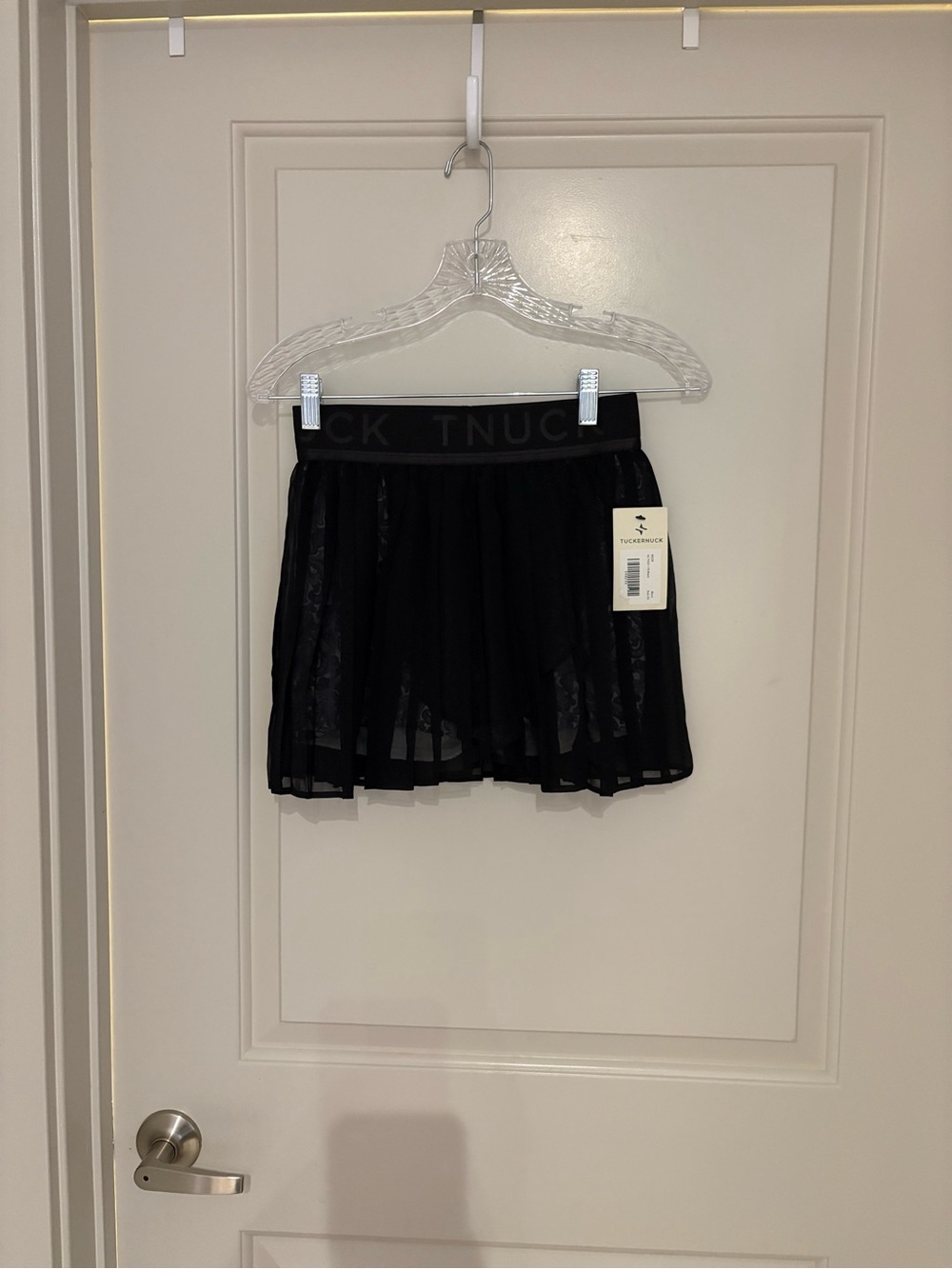 Tuckernuck Black Layered Mesh Skater Skirt NWT Size XS